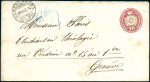 1867-68 10C karminrot