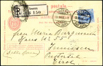 1905/06 5C schwarz & 10C rot
