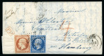 1858-60, Trois lettres avec Empire ND