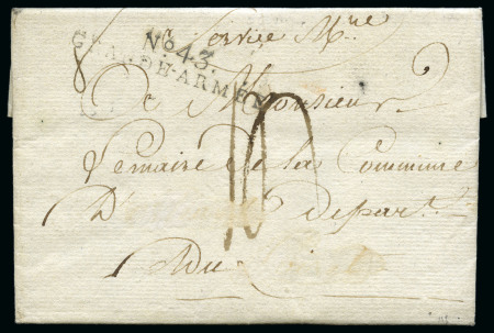 Stamp of France 1807 Lettre datée de Varsovie d'un Officier