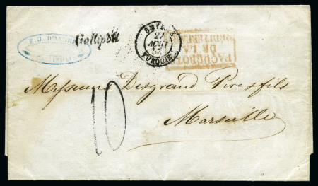 GALLIPOLI Lettre datée Andrinople 22 aout 1853