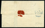 Stamp of Palestine and Holy Land » Palestine French Levant Offices CONSTANTINOPLE Lettre du 05.06.1872