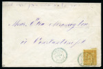 Stamp of France CAVALLE Enveloppe avec 25c Sage de France