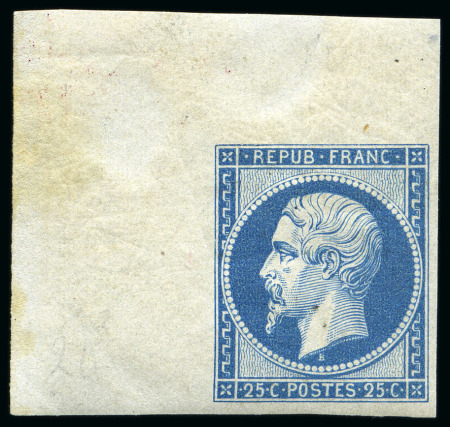 1852 25c Présidence, Réimpression de 1862, neuf