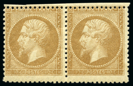 Stamp of France 1862 10c Empire dentelé