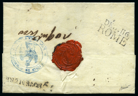 1803-1811, Département conquis, Lot de 9 lettre