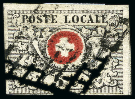 Stamp of Switzerland / Schweiz » "Waadt", "Neuenburg", "Winterthur" Waadt 5C (92. Marke des 100er Bogens)