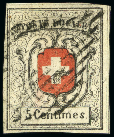 Stamp of Switzerland / Schweiz » "Waadt", "Neuenburg", "Winterthur" Neuenburg mit schwarzer Raute entwertet
