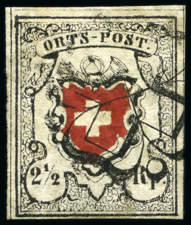 Stamp of Switzerland / Schweiz » Orts-Post und Poste Locale Orts-Post ohne Kreuzeinfassung, Type 25
