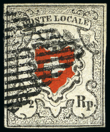 Stamp of Switzerland / Schweiz » Orts-Post und Poste Locale Poste Locale mit Kreuzeinfassung, Type 28