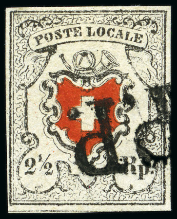 Stamp of Switzerland / Schweiz » Orts-Post und Poste Locale Poste Locale mit Kreuzeinfassung, Type 12
