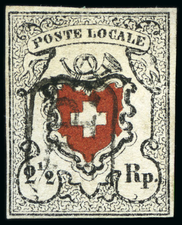 Stamp of Switzerland / Schweiz » Orts-Post und Poste Locale Poste Locale mit Kreuzeinfassung, Type 9