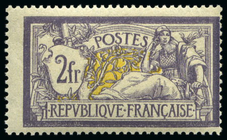 1900 Merson 2F violet et jaune
