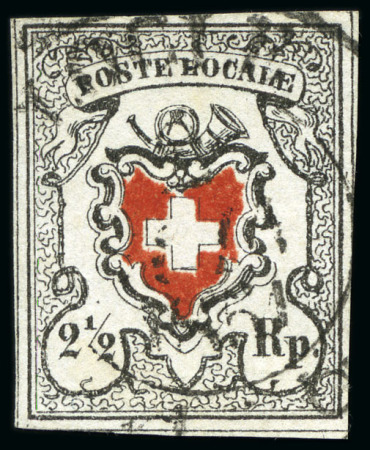 Stamp of Switzerland / Schweiz » Orts-Post und Poste Locale Poste Locale mit Kreuzeinfassung, Type 17