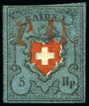 1843-52, Sehr Reichhaltige Altschweiz Dubblettenpartie