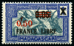 1931 Yv. 241A Variété bleu clair et vert clair