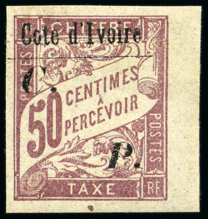Stamp of Colonies françaises » Côte-d'Ivoire 1905 COLIS POSTAUX Yv. 18 à 22, bdf