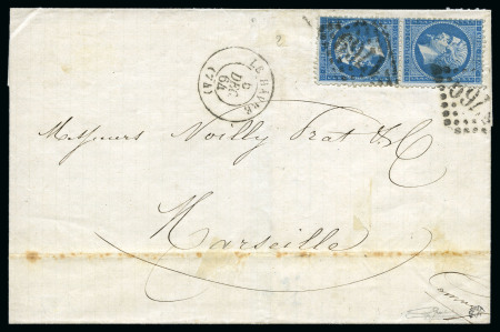 Stamp of France 20c Empire dentelé en paire TETE-BECHE