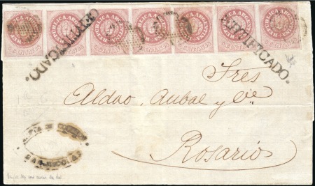 Stamp of Rarities of the World ARGENTINA First Republic Issue Showpiece 1862