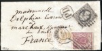 Stamp of Luxembourg First & Second Issue Combination Usage