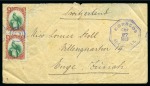 1880-1951, LATIN AMERICA: Group of 217 covers addressed to Switzerland