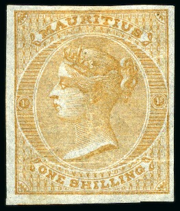Stamp of Mauritius » Later Issues 1860-63 De La Rue imperforate Imprimaturs