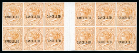 Stamp of Mauritius » Later Issues 1863-72 De La Rue imperforate Plate Proofs