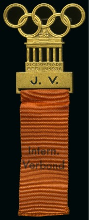 1936 Berlin "J. V." (International Association) participation