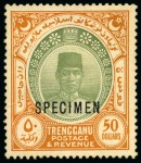 1910-19 $25 & $50 with SPECIMEN ovtps, $25 mint og