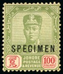 1922-41 $500 Blue & Red with SPECIMEN overprint, mint