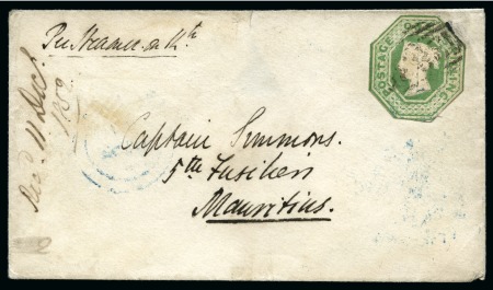Stamp of Great Britain » 1855-1900 Surface Printed 1852 & 1859 Covers to MAURITIUS