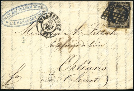 Stamp of France Lettre d'Allemagne postée en France