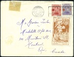 Two items: 1920 (Jul 27) Envelope to Canada with f