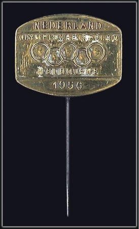Stamp of Olympics » 1956 Melbourne Melbourne. Dutch Participating Pin