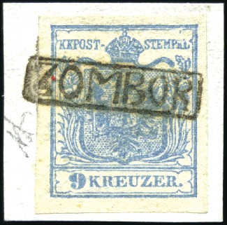 Stamp of Hungary 1850-58 HUNGARIAN CANCELLATIONS ON AUSTRIAN STAMPS: Beautiful group of scarce to very scarce postmark