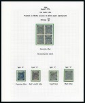 1876 2 Shahis blue, selection of eight unused sing