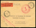 1893-1944, Lot de 34 lettres/entiers postaux