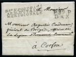 ARMEE D'ITALIE à Corfou 1808-1811, Six lettres sur