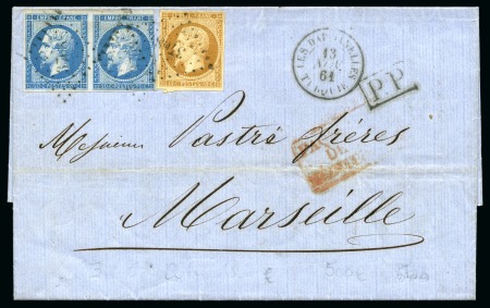 Stamp of France LES DARDANELLES 1861 Lettre de Salonique