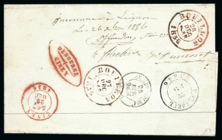 Stamp of Belgium » Collections 1788-1920, Collection d'histoire postale de CINEY 