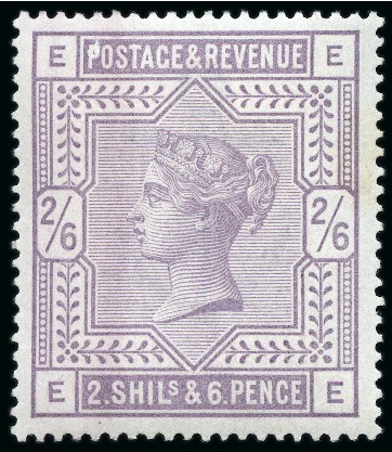 Stamp of Great Britain » 1855-1900 Surface Printed 1883-84 2s6d lilac, mint nh