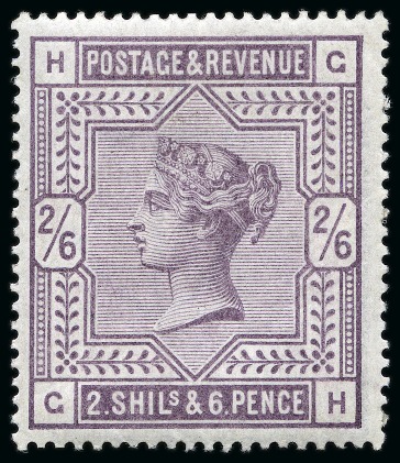 Stamp of Great Britain » 1855-1900 Surface Printed 1883-84 Anchor 2s6d lilac, mint nh