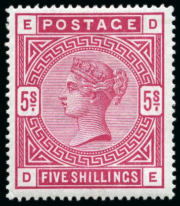 1883-84 Anchor 5s rose, mint nh