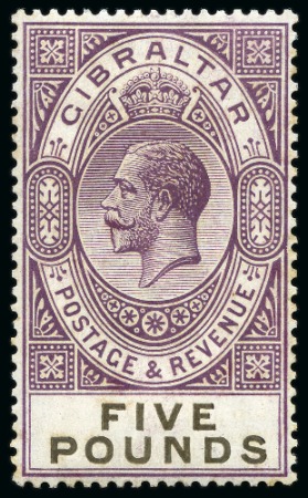 1925-32 Script £5 violet and black, mint, fine and