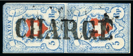 Stamp of Switzerland / Schweiz » Sammlungen 1850-82, Partie gebrauchte Marken ab Rayon bis Sitzende Helvetia gezähnt
