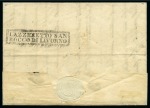 1832 Lettersheet from Larnaca to Italy