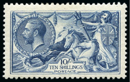 Stamp of Great Britain » King George V 1918-19 Bradbury 2s6d to 10s, mint