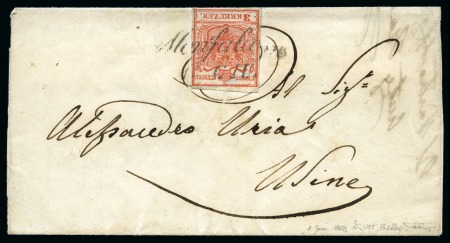 Stamp of Rarities of the World ITALY   -   AUSTRIA  -  VENEZIA GIULIA  - GORIZIA     3Kr  FIRST DAY COVER   - MONFALCONE