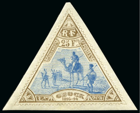 Stamp of Colonies françaises » Obock Obock Yv. 62/64, neuf, TB, rare, signé JF.Brun ou Calves (Yv. € 2'270)