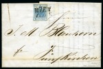 AUSTRIA  1850 WIEN 1.6.1850 1st day of issue 1850 cover